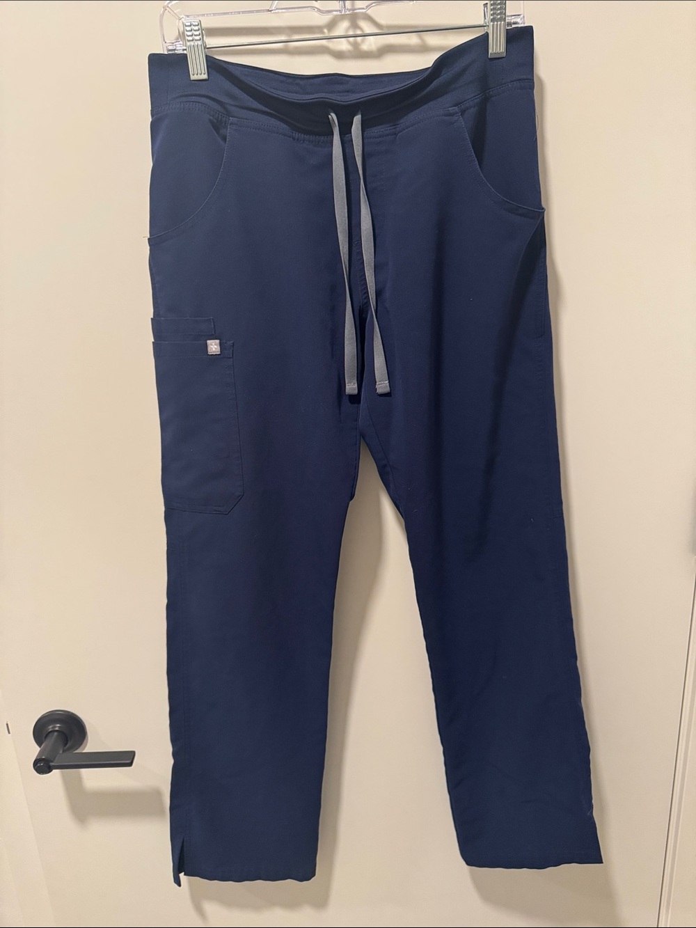 Figs Navy Blue Kade Cargo Scrub Pants
